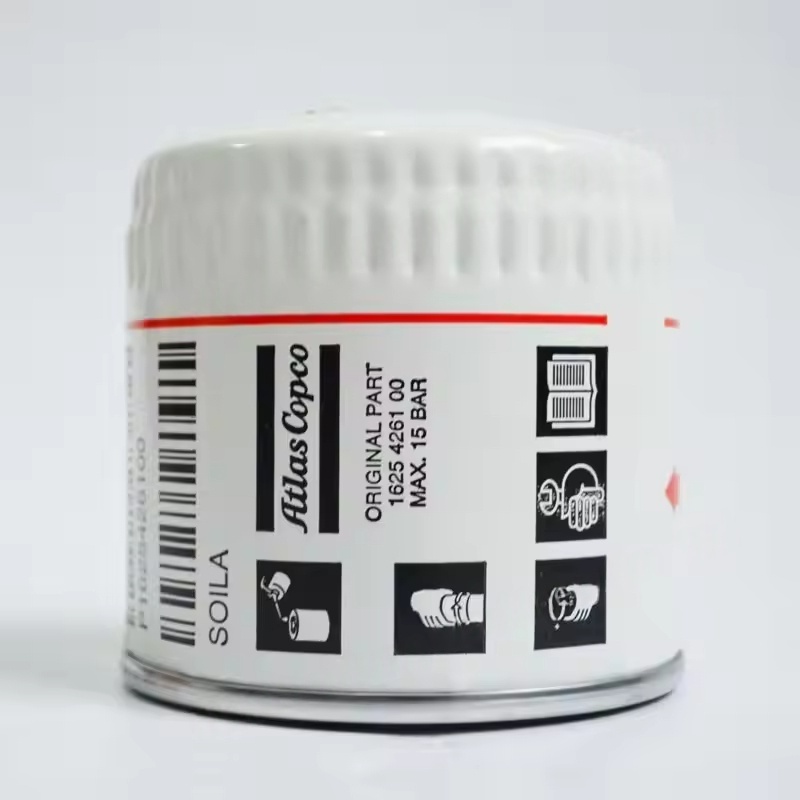 1625426100 Atlas Copco Filter Oil สำหรับน้ำมันสกรูคอมเพรสเซอร์แบบดั้งเดิม
