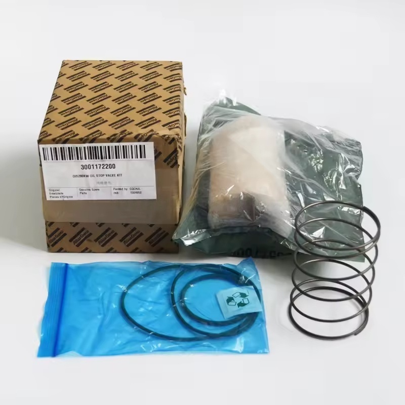 30011772200 Atlas Copco Oil Stop Valve Kit ชิ้นอะไหล่ของแท้สำหรับเครื่องอัดอากาศ