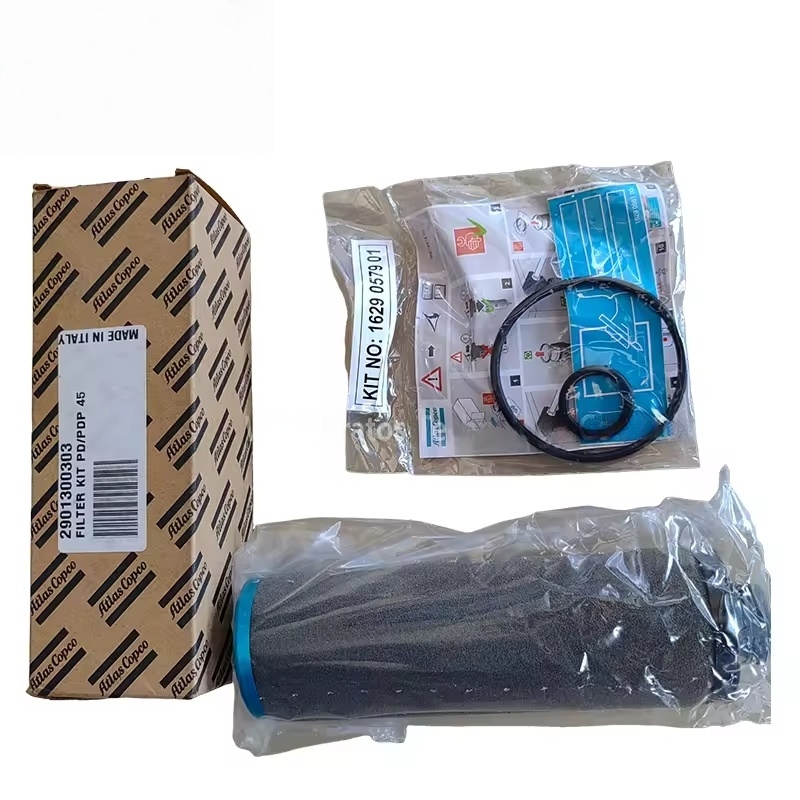 ATLAS COPCO 2901300303 ชุดกรอง PD PDP 45 สำหรับการกรองเครื่องอัดอากาศของเครื่องอัดอากาศสูงความแม่นยำสูงติดตั้งง่าย