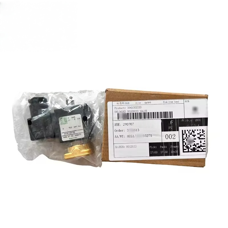 1641002330 โซลินอยด์วาล์วสำหรับ Atlas Copco Air Compressor ชิ้นส่วนต้นฉบับ