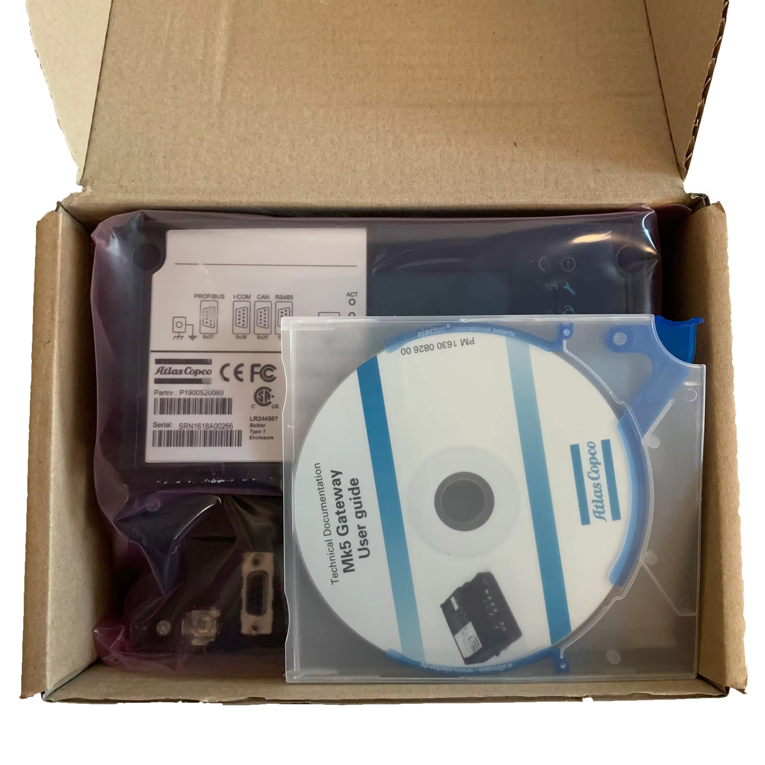 2230006800 Atlas Air Compressor 1900520060 โมดูลการสื่อสาร RS485 พอร์ตการสื่อสารอนุกรมเกตเวย์ MK5 Energy Regulator