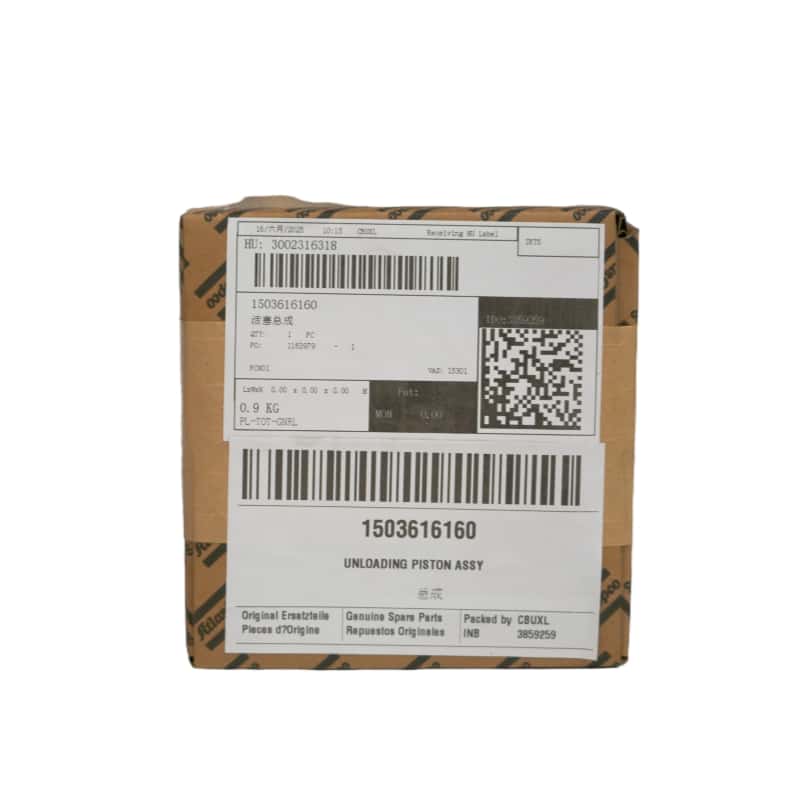 Atlas Copco 1503616160 การขนถ่ายลูกสูบ Assy สำหรับคอมเพรสเซอร์ลูกสูบ