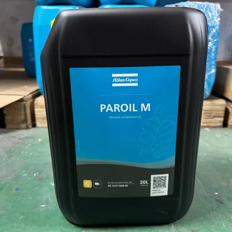 Atlas Copco Oil 1615594800 Paroil M Mineral Lubricant สำหรับคอมเพรสเซอร์แบบพกพาของแท้