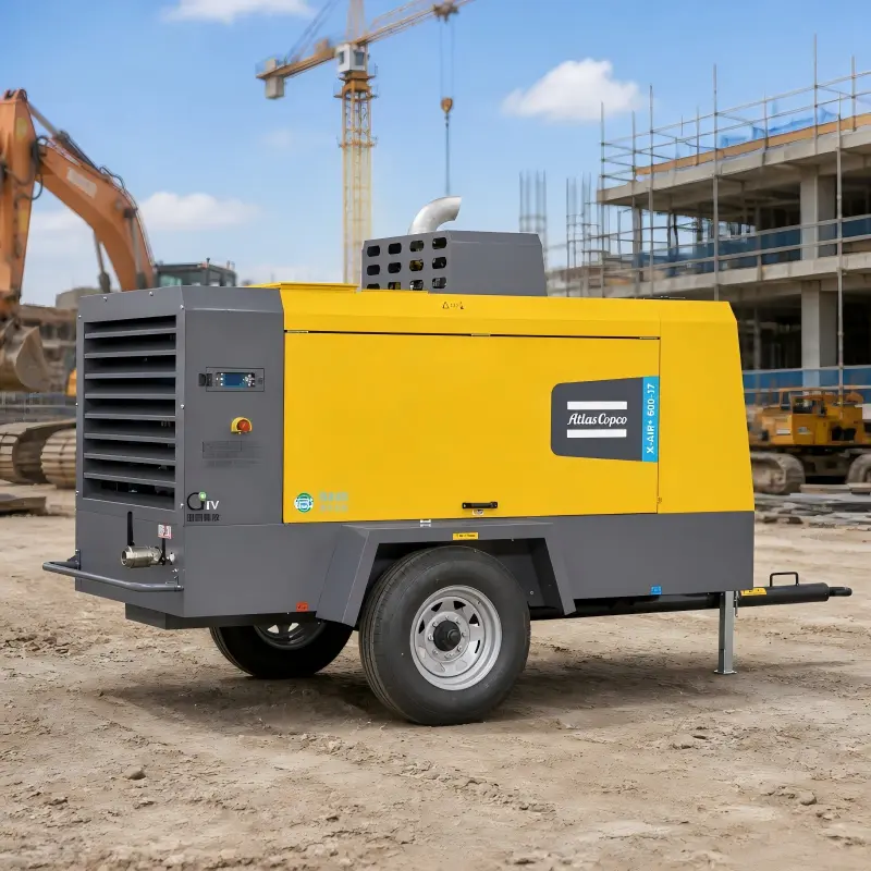Atlas Copco X-Air+600-17 Portable Diesel Compressor 154kW ของแท้
